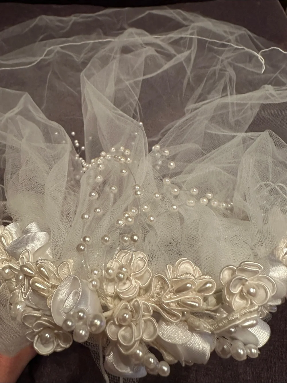 Floral Pearl Child’s Headpiece